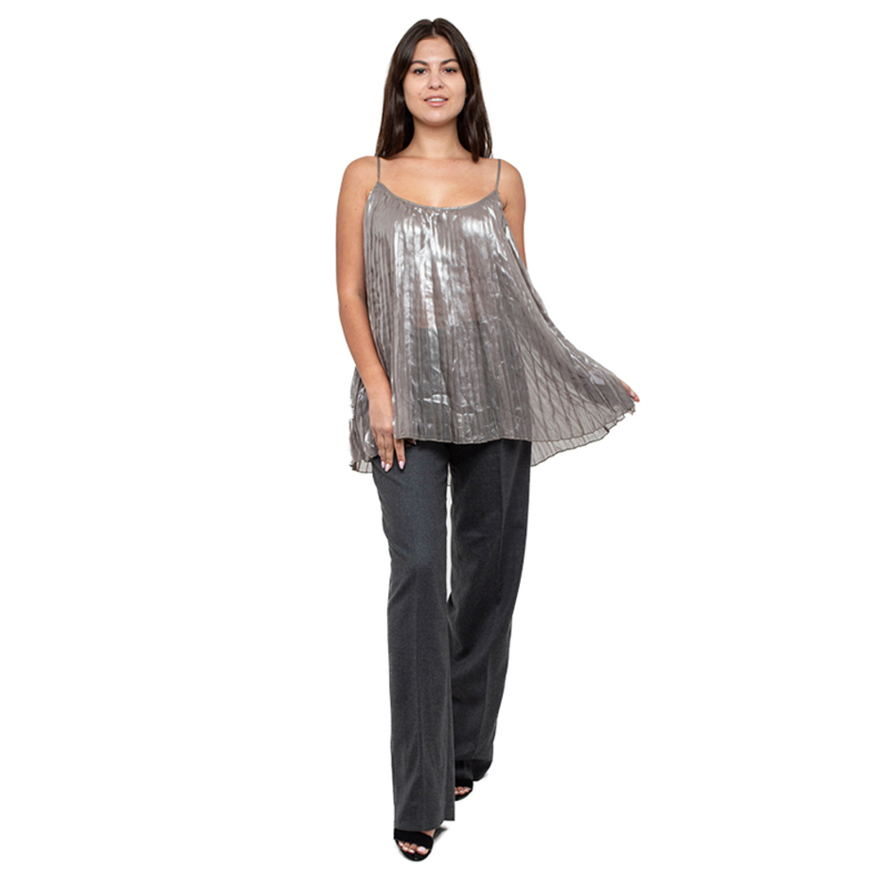 Academia Top Women size M Silver